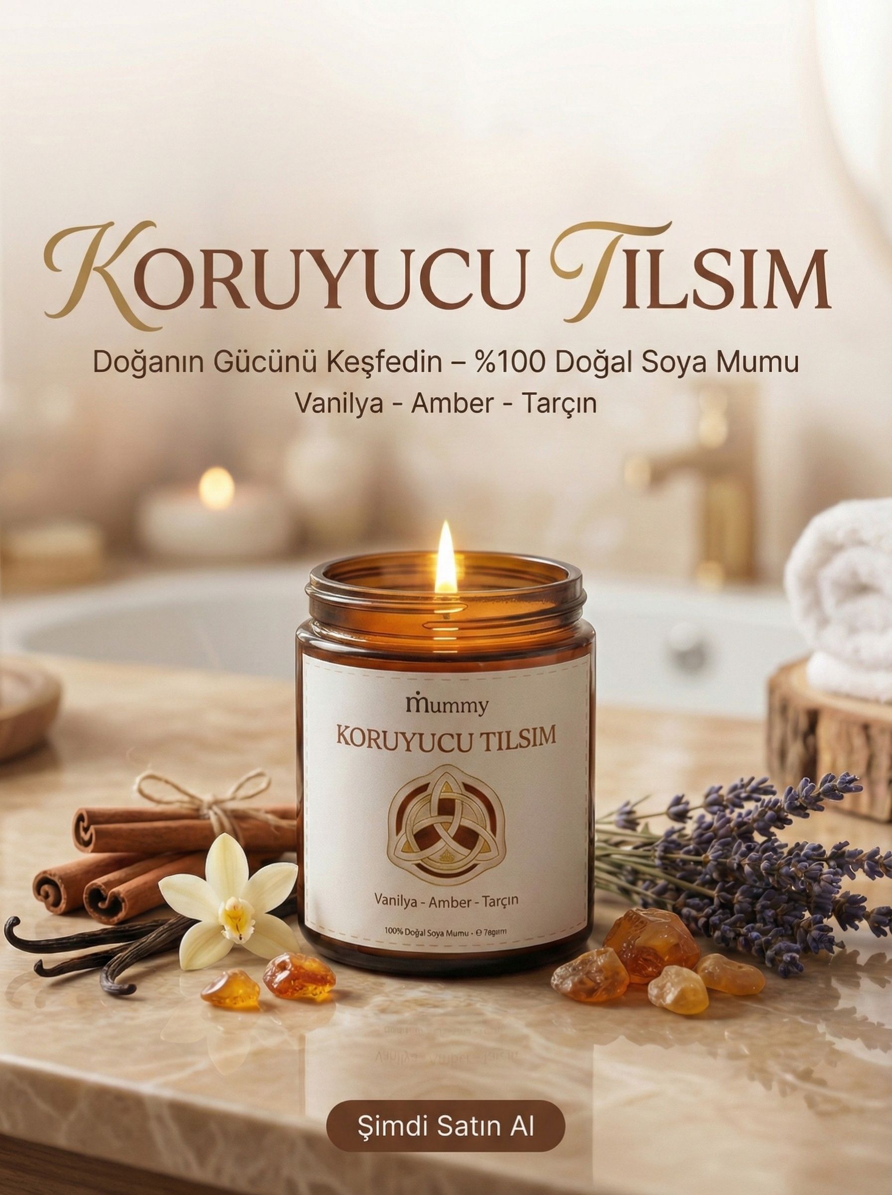Koruyucu Tılsım Mum Hediyelik